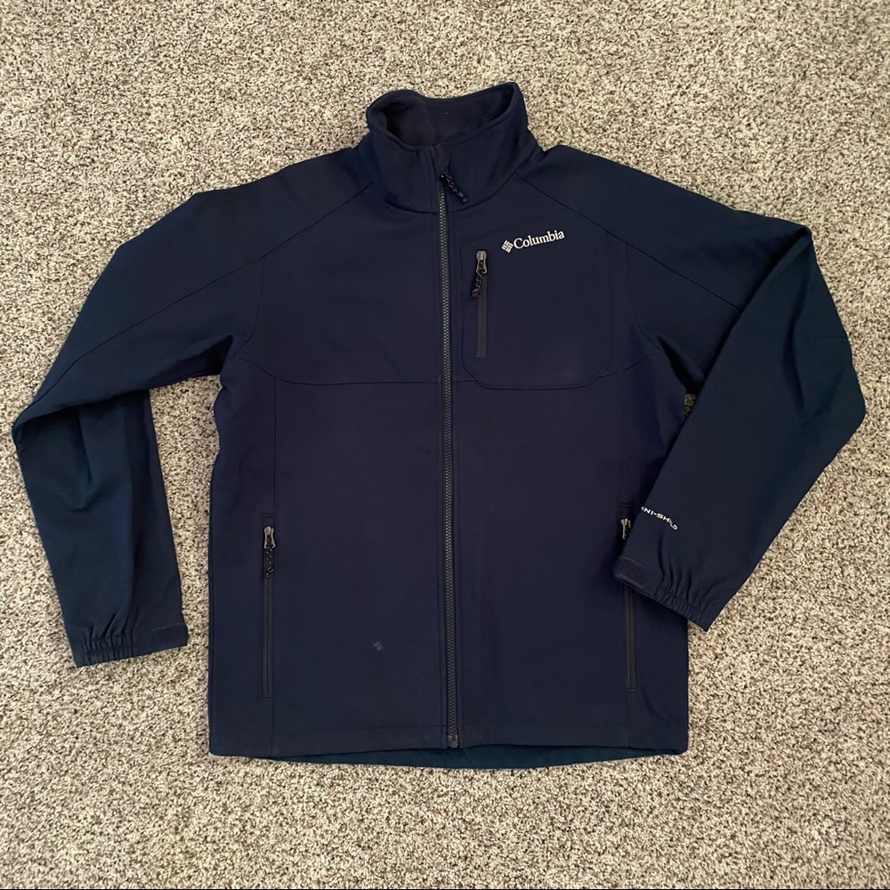 Men’s Columbia Jacket Waterproof - Navy - Medium
